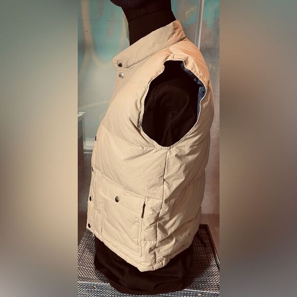 Outdoor Vest - Vintage - Size Small - Coffee Cream - Picture 3 of 5